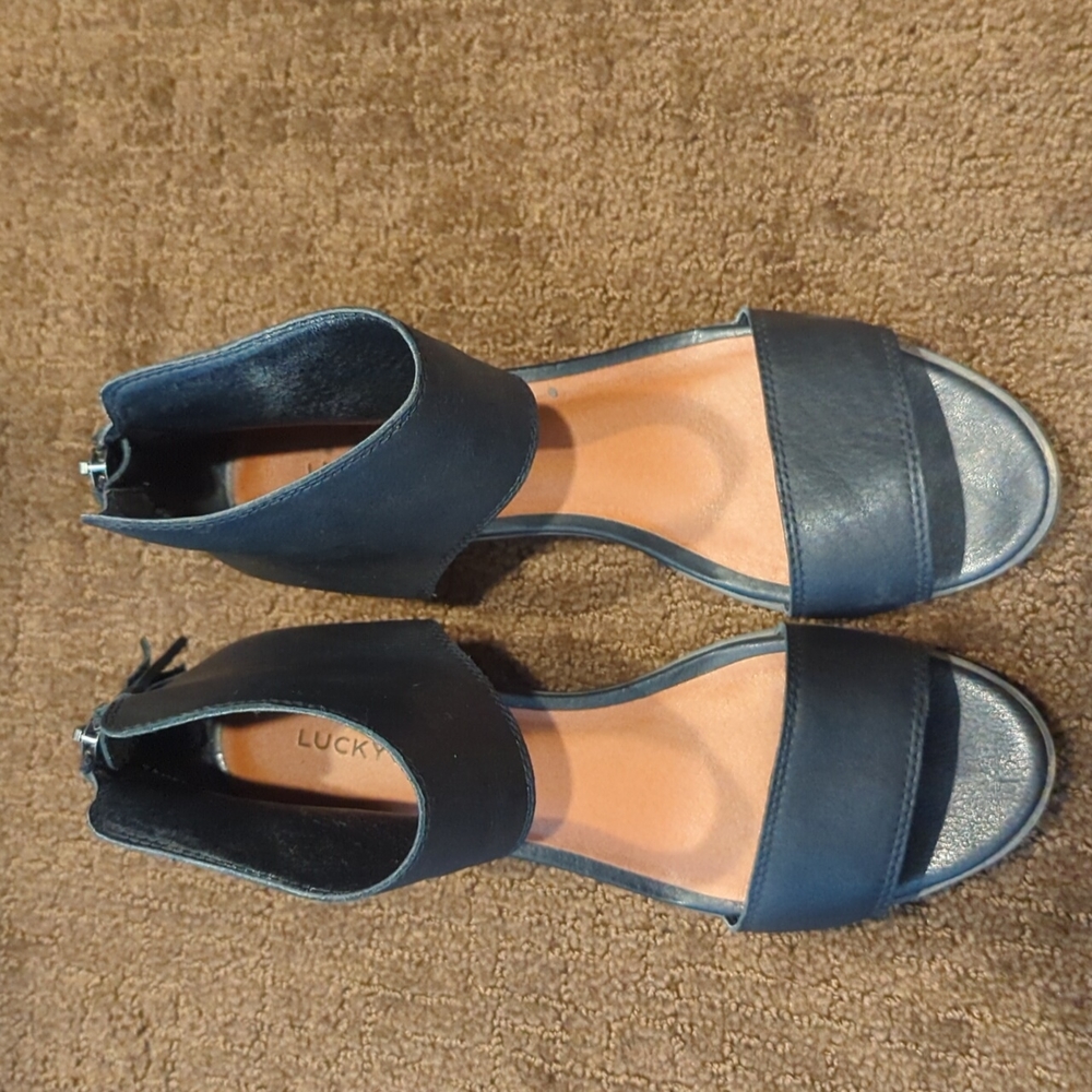 Lucky Brand black sandals
